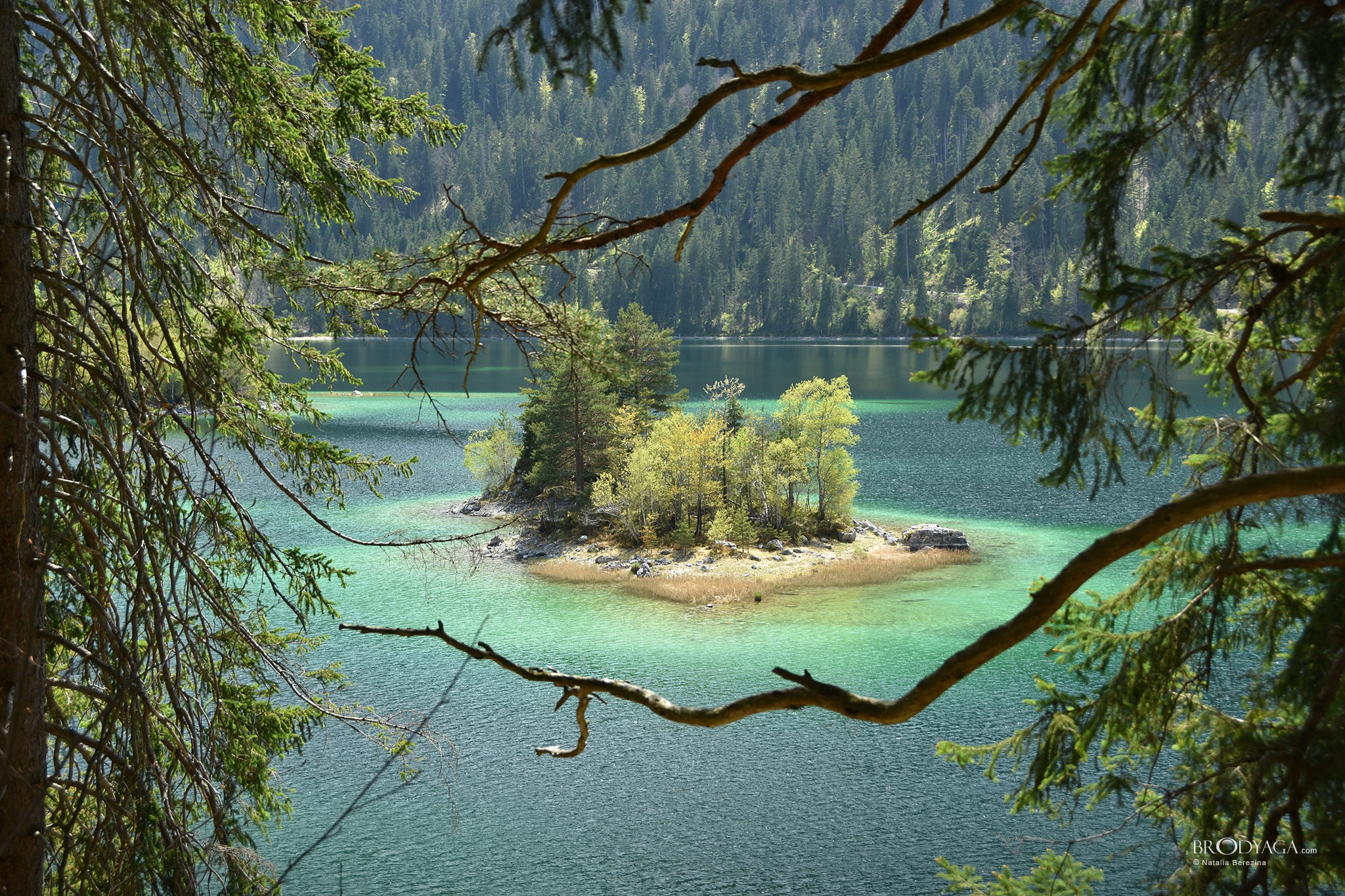 Eibsee, Zugspitze